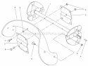Rotor Assembly Diagram and Parts List for 28222 7900001-7999999 - 1997 Lawn Boy Snow Blower